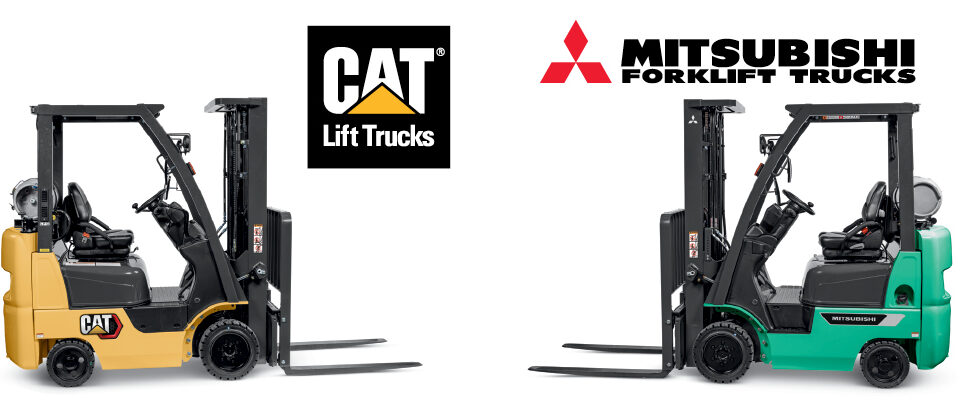 CAT Lift Truck and Mitsubishi Forklift comparison